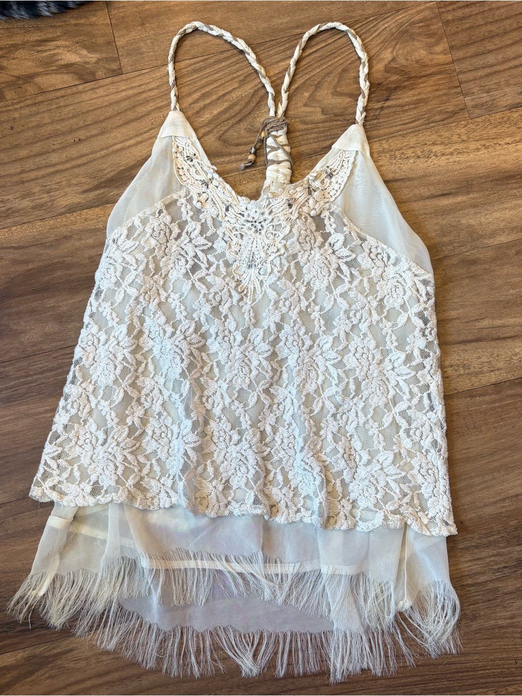 Miss Me Flowy Boho Top Size Medium